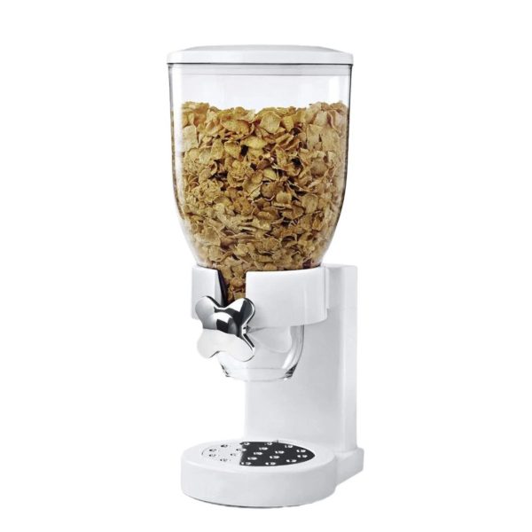 Single Dry Food Dispenser for Cereal with 3.5L Capacity