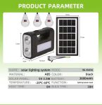 GDPLUS GD-8017 Solar Lighting System Kit