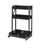 3-Tier Bathroom & Kitchen Organizer with Pull-Out Shelves