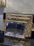 ST009 Decorative Gold Metal Serving Trays