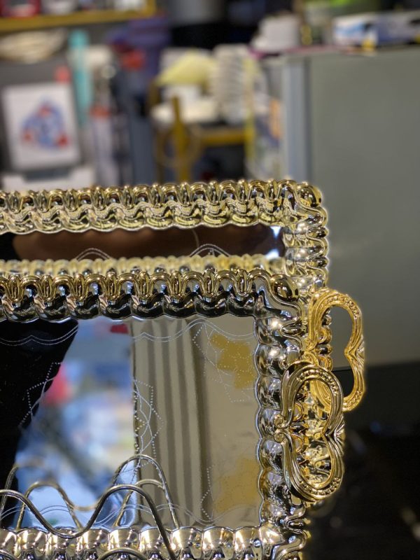 2 Sets Luxurious Ornate Serving Trays ST006