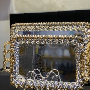 2 Sets Luxurious Ornate Serving Trays ST006