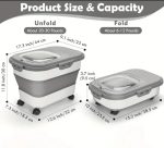 Kensbro Collapsible Airtight Pet Food Storage Container