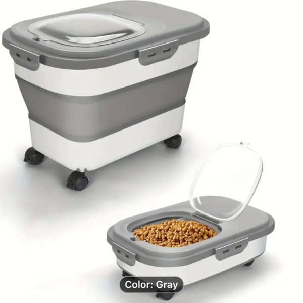 Kensbro Collapsible Airtight Pet Food Storage Container