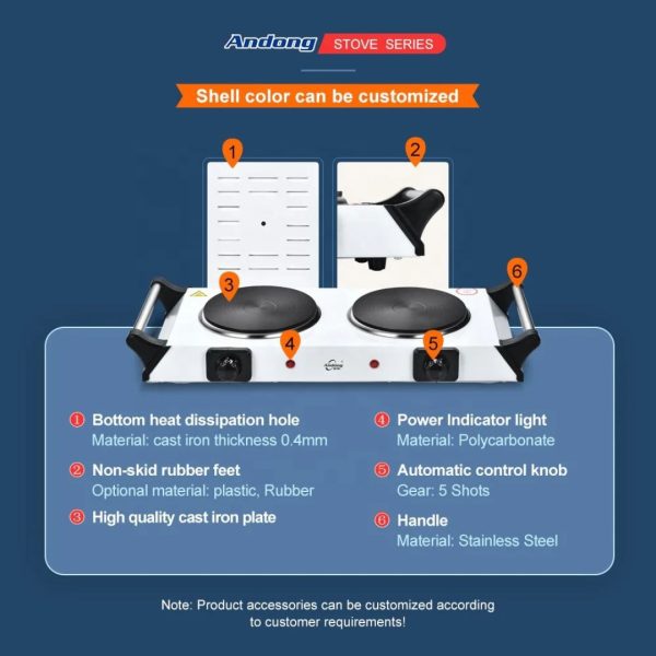 Boma Electric Double Hot Plate
