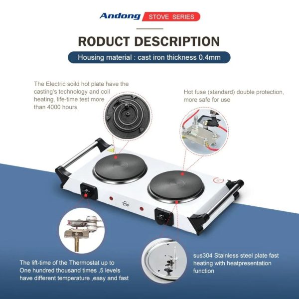 Boma Electric Double Hot Plate