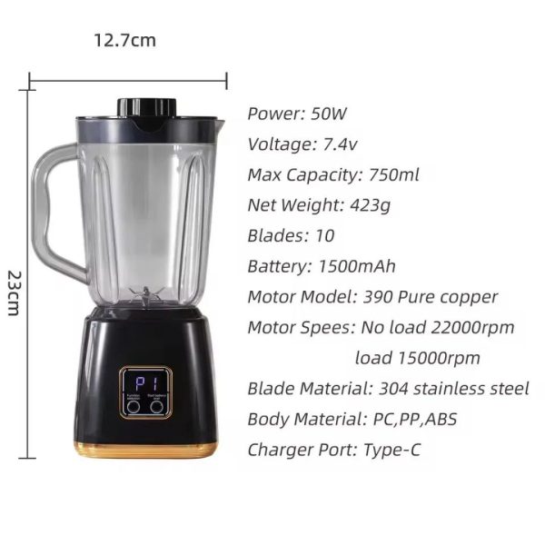 Portable USB Rechargeable Juicer Blender