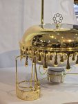 8 L Gold Finish Stainless Steel Chafing Dish