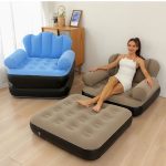Inflatable Sofa Bed Chair with Ottoman