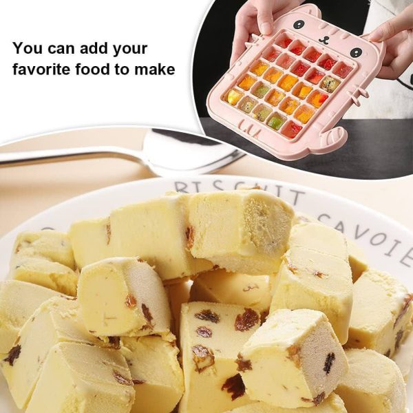 Animal-Shaped Silicone Ice Mold Tray – Cute Frozen Treats Maker for Milk & Fruit