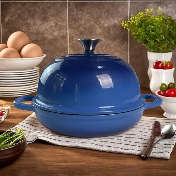 Segretto Enameled Cast Iron Bread Pan with Lid