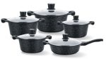 GraniteStone 7-Piece Granite-Coated Nonstick Cookware Set