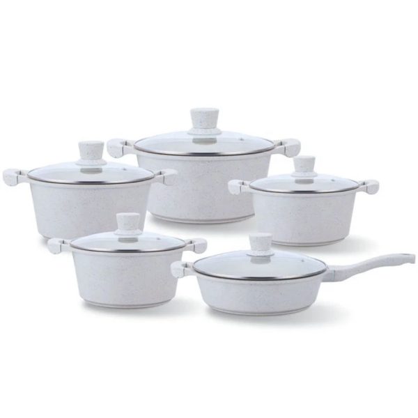 GraniteStone 7-Piece Granite-Coated Nonstick Cookware Set