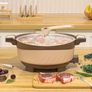 Multi-Function Electric Cooker 8L Programmable Hot Pot & Pressure Cooker