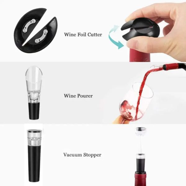 All-in-One Electric Wine Opener Gift Set