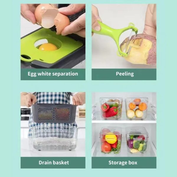 22-in-1 Mandoline Slicer and Vegetable Chopper Set