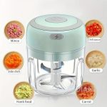 Mini USB Rechargeable Food Processor with 100 ml & 250 ml Cups