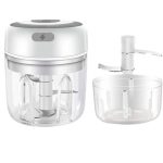 Mini USB Rechargeable Food Processor with 100 ml & 250 ml Cups