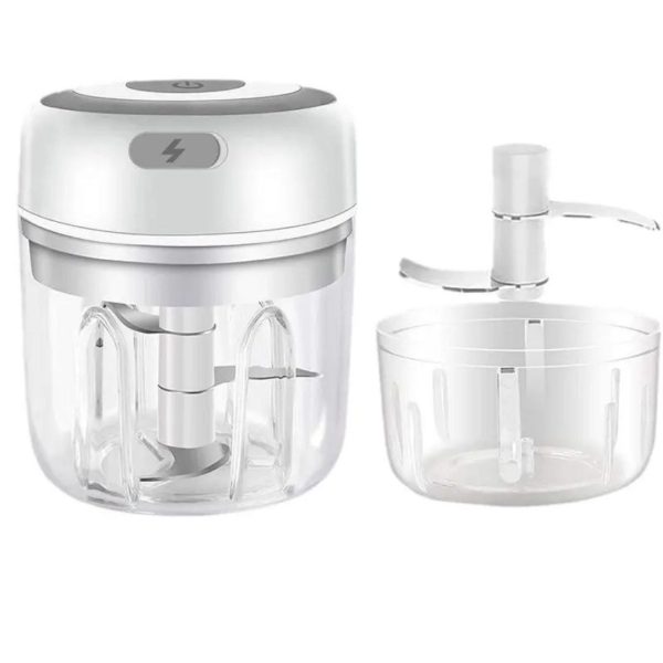 Mini USB Rechargeable Food Processor with 100 ml & 250 ml Cups