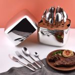 24-Piece Stainless Steel Cutlery Set for 6 People