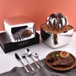 24-Piece Stainless Steel Cutlery Set for 6 People