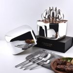 24-Piece Stainless Steel Cutlery Set for 6 People