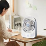 Winning Star ST-4063 LED Light Table Fan with USB Charging