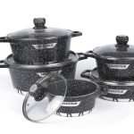 Life Smile 5-Piece Granite Coated Non-Stick Serving Dishes