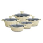 5-Piece Die-Cast Granite Cookware Set