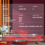 DSP CA013-S01 4-Piece Deluxe Non-Stick Cookware Set (Red)