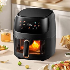 8L Digital Air Fryer with Transparent Window