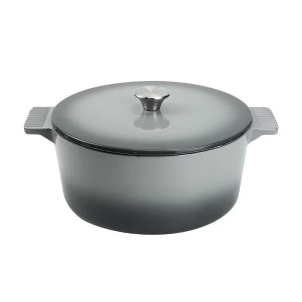 Delicious Classic 3-Piece Enameled Cast Iron Cookware Set