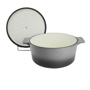 Delicious Classic 3-Piece Enameled Cast Iron Cookware Set
