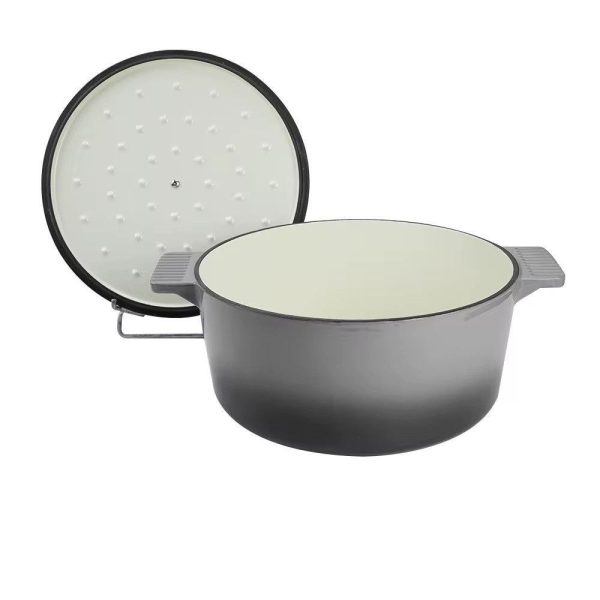 Delicious Classic 3-Piece Enameled Cast Iron Cookware Set