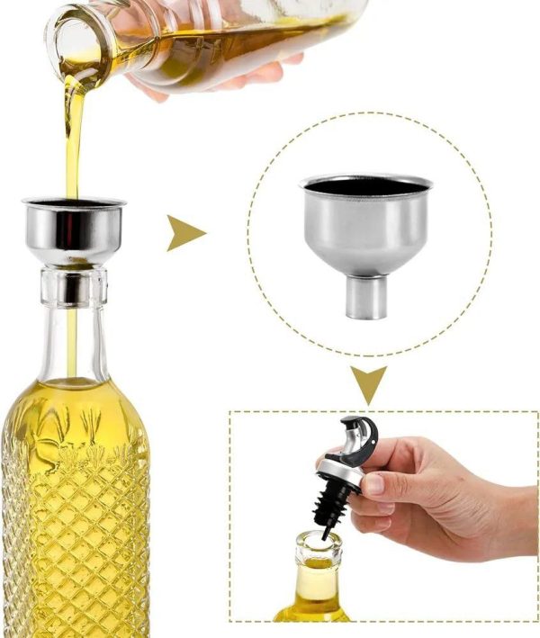 500ml Glass Oil & Vinegar Dispenser with Auto-Flip Spout