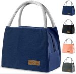 Mziart Insulated Lunch Bag for Work and Travel