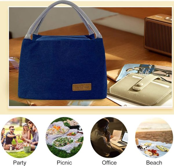 Mziart Insulated Lunch Bag for Work and Travel