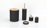 Complete Black Bathroom Accessories Set 001