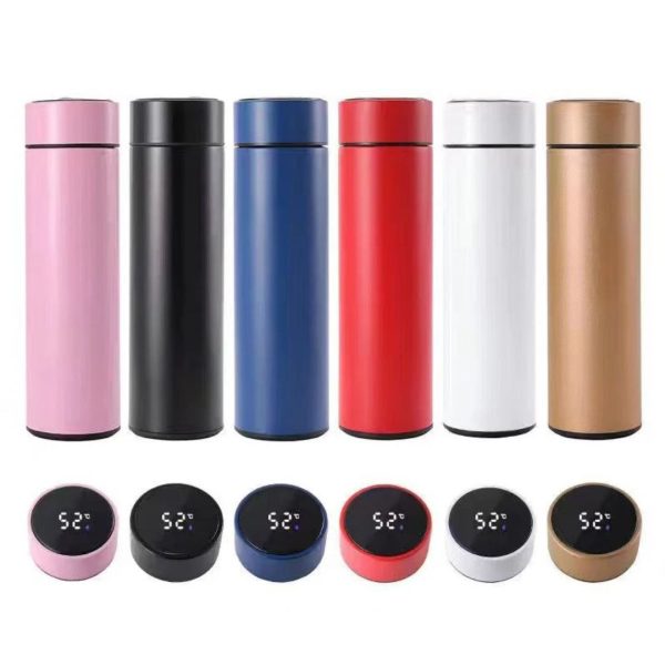 Smart Insulated Flask with LED Temperature Display