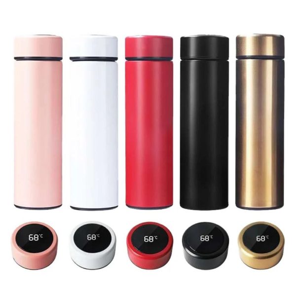 Smart Insulated Flask with LED Temperature Display