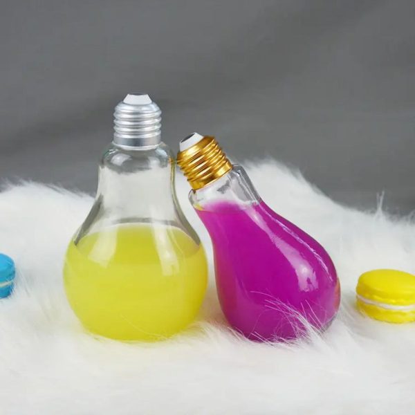 Light Bulb Shaped Straw Cup
