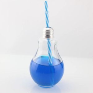 Light Bulb Shaped Straw Cup