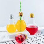 Light Bulb Shaped Straw Cup