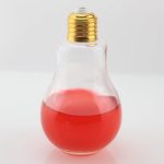 Light Bulb Shaped Straw Cup