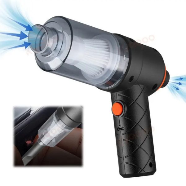 Portable Handheld Vacuum Cleaner with Dual Functionality