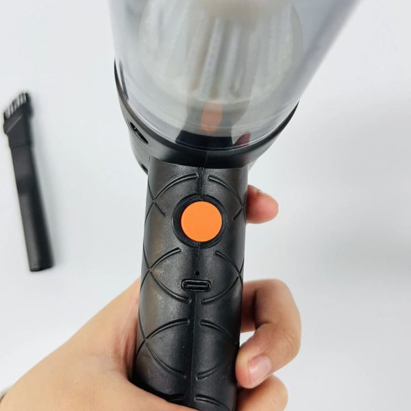 Portable Handheld Vacuum Cleaner with Dual Functionality