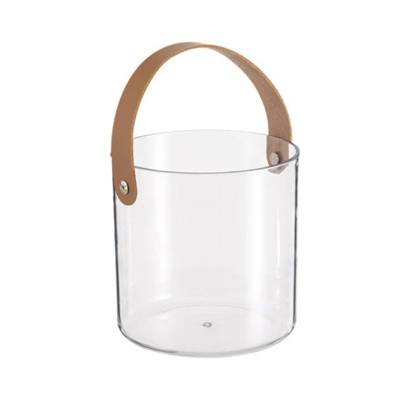 Portable Transparent Mini Ice Bucket and Storage Bin