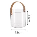 Portable Transparent Mini Ice Bucket and Storage Bin