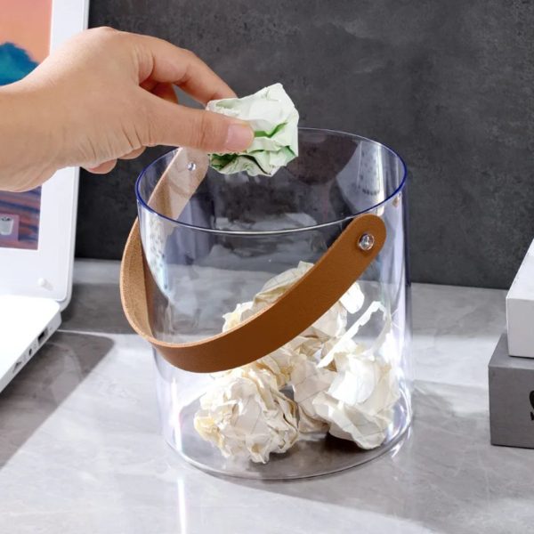 Portable Transparent Mini Ice Bucket and Storage Bin