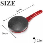 Electric Crepe, Pancake, and Pizza Maker